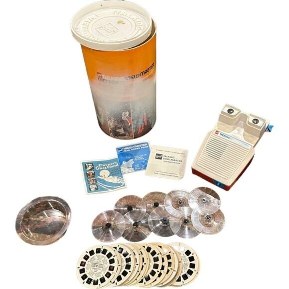Vintage GAF Talking View-Master Gift Pak II With Reels & Records - Picture 1 of 12